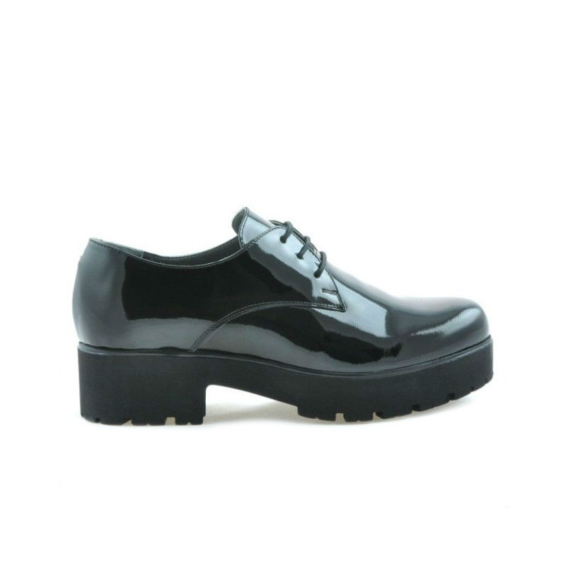 Chaussures casual femme 660 vernis noir