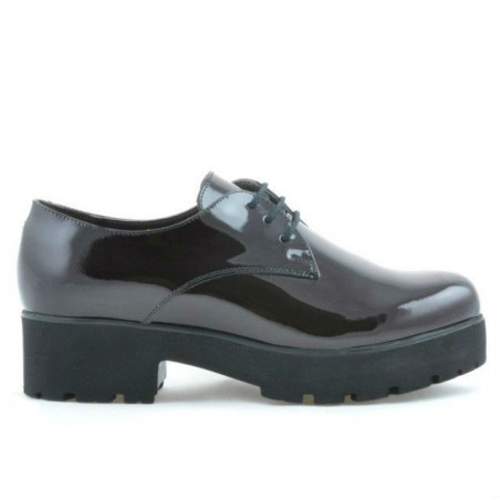 Chaussures casual femme 660 vernis bordeaux