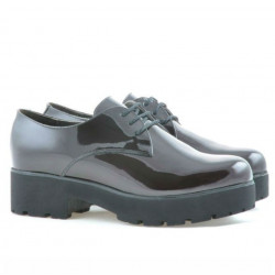 Chaussures casual femme 660 vernis bordeaux
