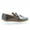 Chaussures casual femme 659 laque café combiné