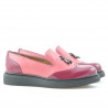 Chaussures casual femme 659 vernis fuchsia combiné