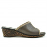 Sandales femme 5004p cappuccino perforé