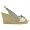 Sandales femme 5002 sable+rose