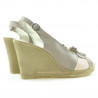 Sandales femme 5002 sable+rose