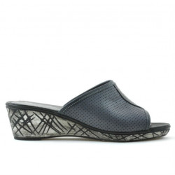 Sandales femme 5004p gris perforé