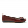 Chaussures enfants 141 verni bordeaux