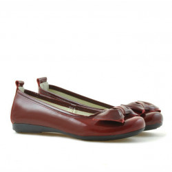 Chaussures enfants 141 verni bordeaux