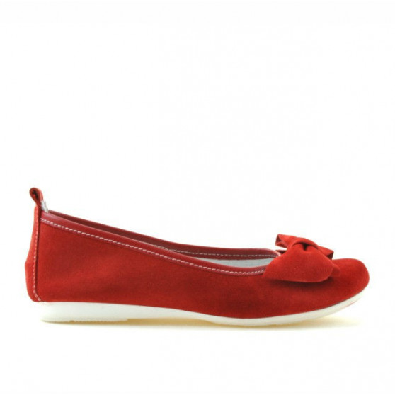 Chaussures enfant 141 rouge velours Chaussures enfant 141 rouge velours