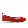 Chaussures enfant 141 rouge velours