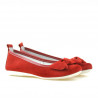 Chaussures enfant 141 rouge velours