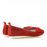 Chaussures enfant 141 rouge velours