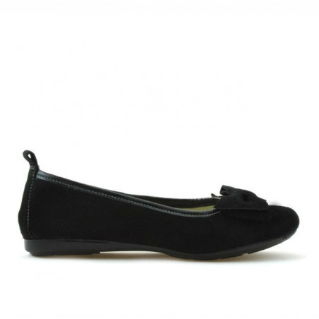 Chaussures enfants 141 velours noir