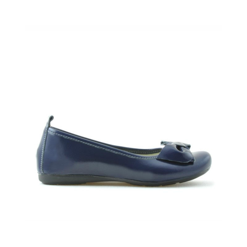 Chaussures enfants 141 vernis indigo