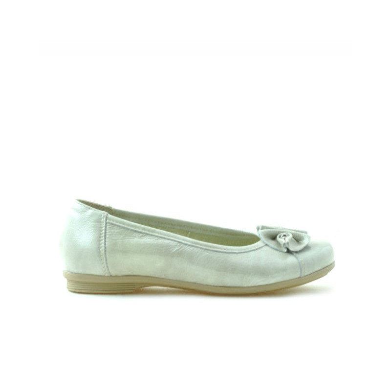 Chaussures enfants 129 verni beige