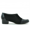 Chaussures casual femme 651 vernis noir combiné