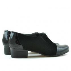 Chaussures casual femme 651 vernis noir combiné