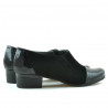 Chaussures casual femme 651 vernis noir combiné