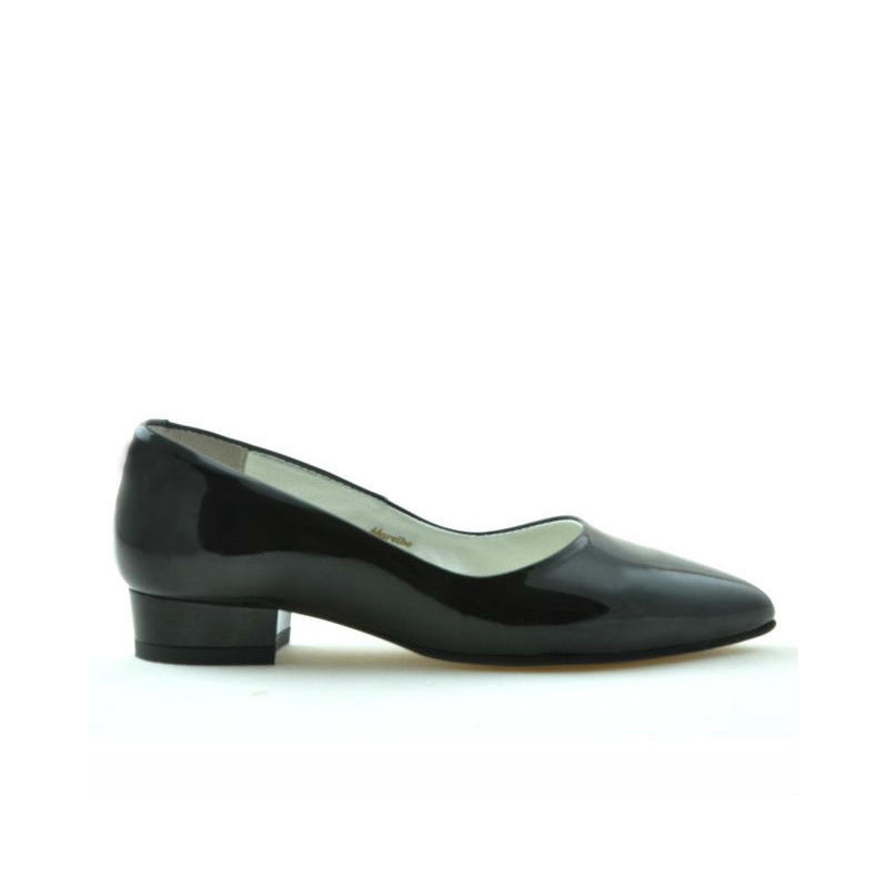 Chaussures décontractées femme 1248 verni noir
