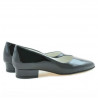 Chaussures décontractées femme 1248 verni noir