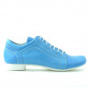 Chaussures décontractées femme 645 turquoise