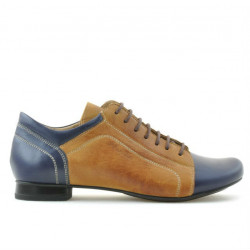 Chaussures décontractées femme 645 indigo+brun
