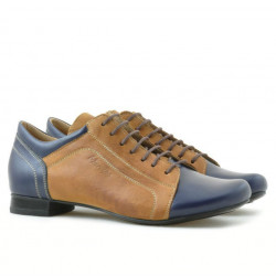 Chaussures décontractées femme 645 indigo+brun