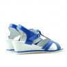 Sandales enfants 533 vernis indigo combiné