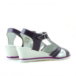 Sandales enfants 533 laqué violet combiné