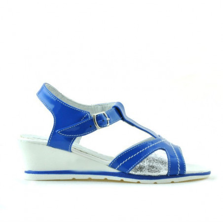 Sandales enfants 533 vernis indigo combiné