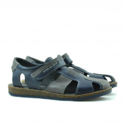 Sandales enfants 324 indigo+gris