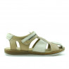 Sandales enfants 324 marron+beige