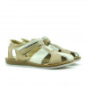Sandales enfants 324 marron+beige