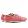 Baskets / décontractées femme 646 corail+beige