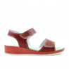 Sandales enfants 532 rouge