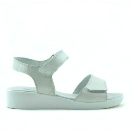 Sandales enfants 532 blanc nacré
