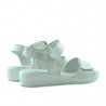 Sandales enfants 532 blanc nacré