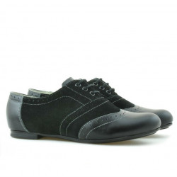 Chaussures casual femme 186 noir combiné