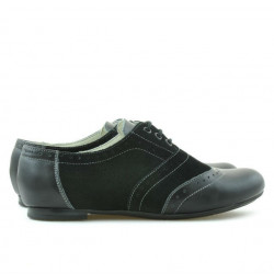 Chaussures casual femme 186 noir combiné