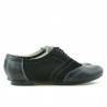 Chaussures casual femme 186 noir combiné