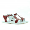 Sandales enfants 534 vernis rouge