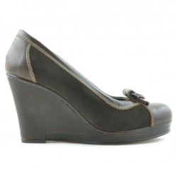 Chaussures décontractées femme 178 café combiné