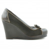 Chaussures décontractées femme 178 café combiné