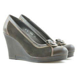 Chaussures décontractées femme 178 café combiné
