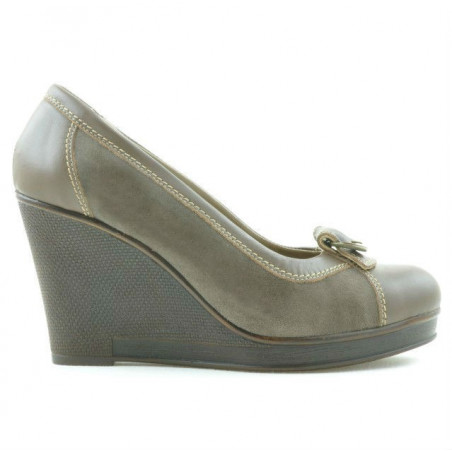 Chaussures décontractées femme 178 cappuccino combiné