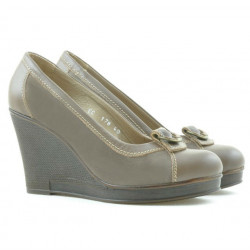 Chaussures décontractées femme 178 cappuccino combiné