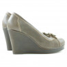 Chaussures décontractées femme 178 cappuccino combiné
