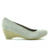 Chaussures décontractées femme 152-1 sable velours