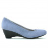 Chaussures décontractées femme 152-1 bleu velours