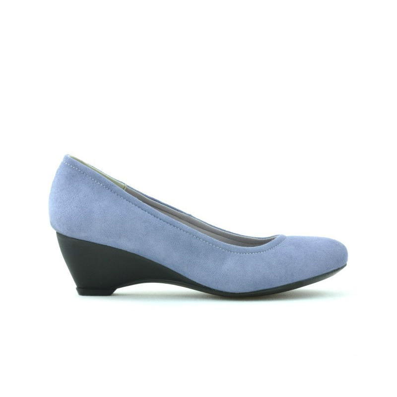 Chaussures décontractées femme 152-1 bleu velours