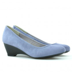 Chaussures décontractées femme 152-1 bleu velours